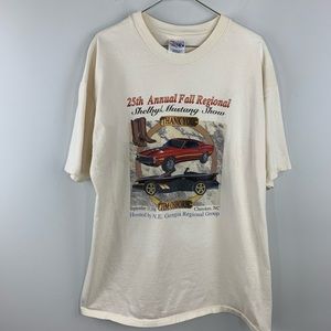 Vintage 90s Shelby Mustang Show NC T-shirt